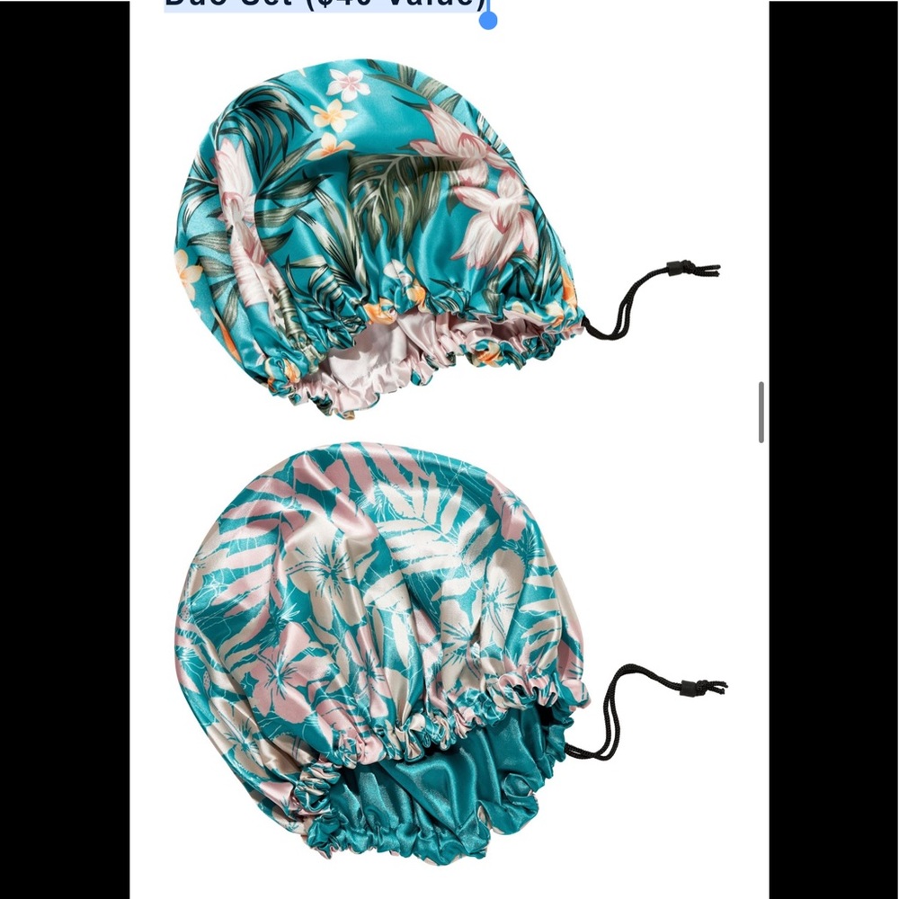 Glow by Daye Pacific Dream Satin Bonnet Duo Set